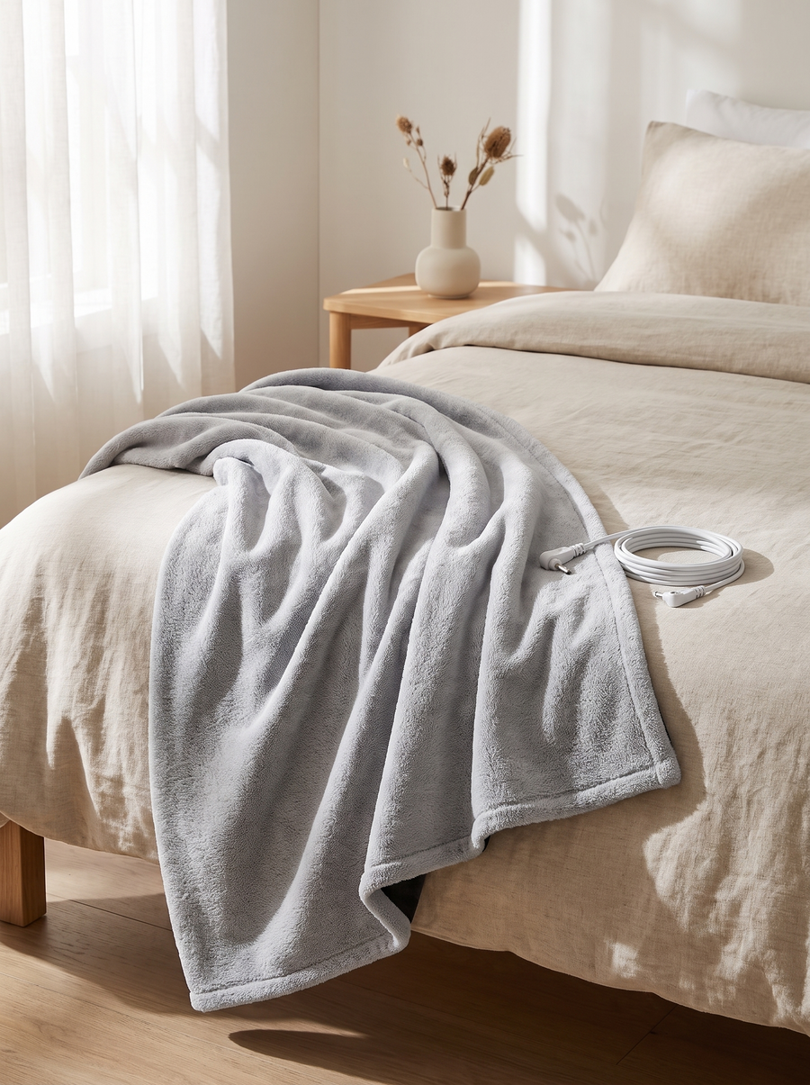 Grounding Blanket | Silver-Fibre Earthing Throw