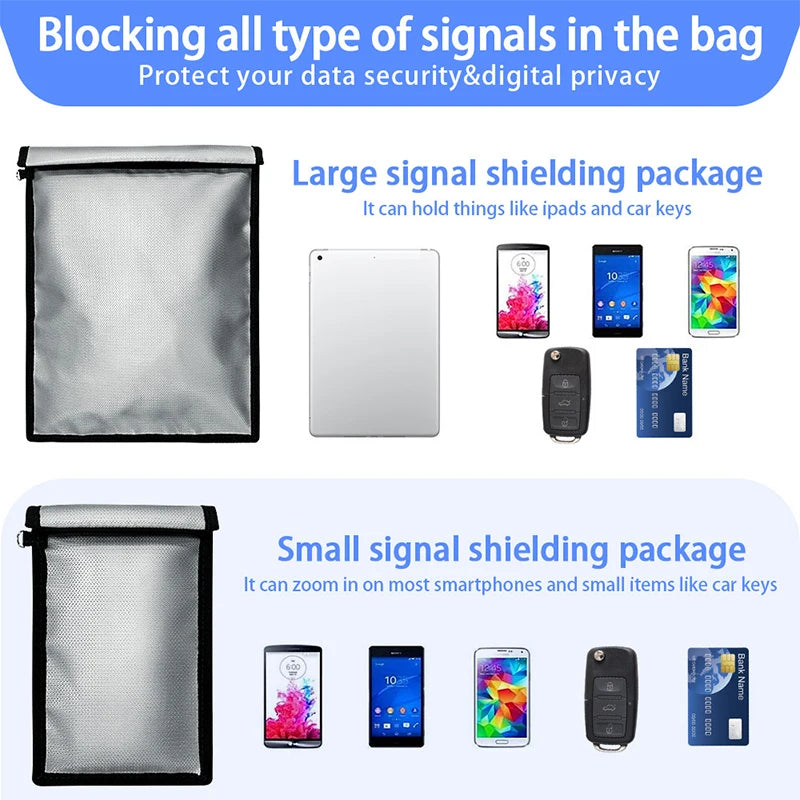 Faraday Storage Bag | Signal-Blocking Device Pouch