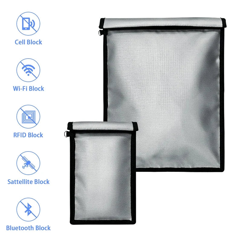 Faraday Storage Bag | Signal-Blocking Device Pouch
