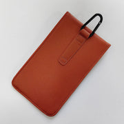 Premium Leather Faraday Phone Pouch With Copper-Fibre Lining | Signal Privacy Case