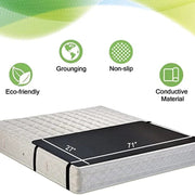 Leather Grounding Mattress Pad | Conductive Earthing Sleep Mat